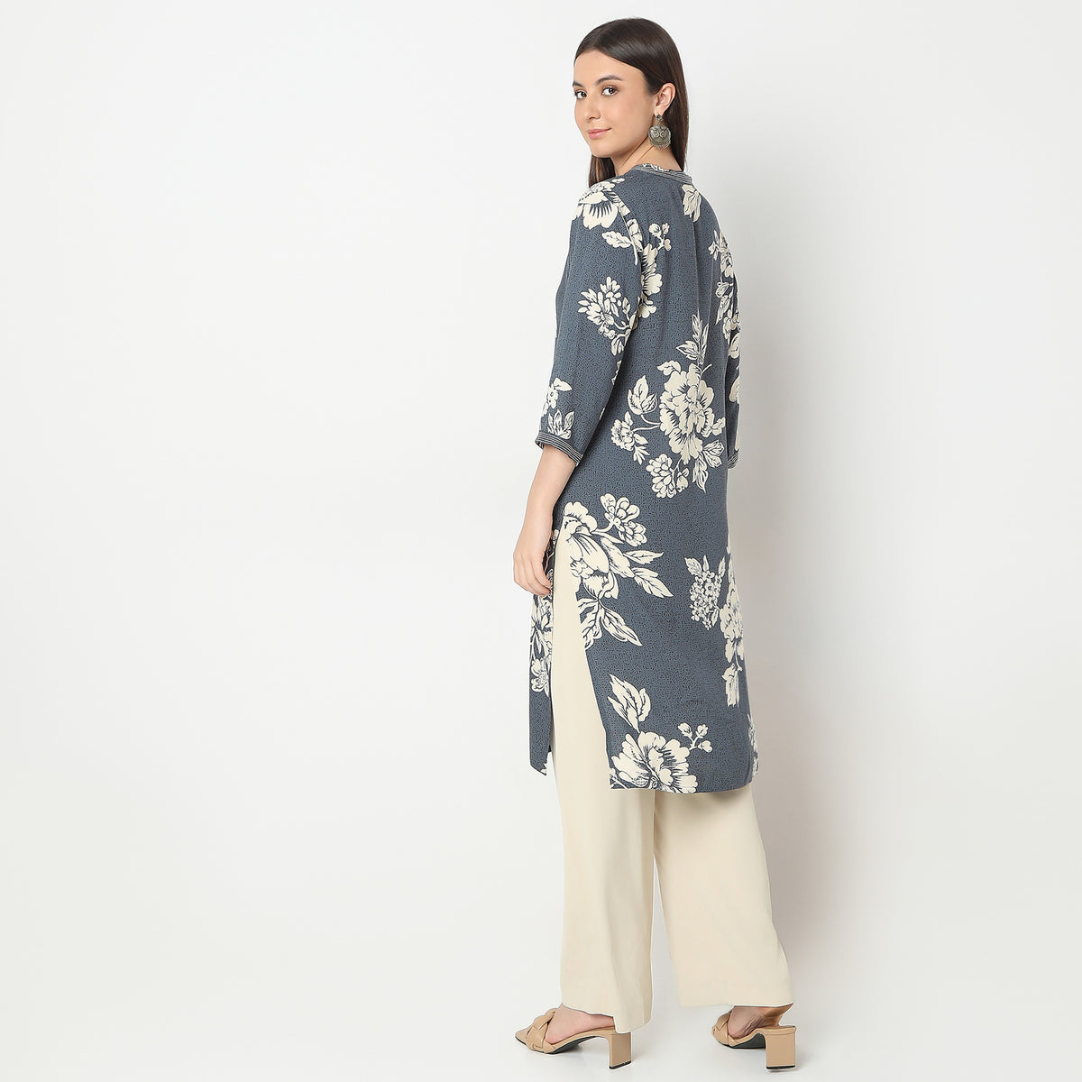 Straight Fit Printed Kurta