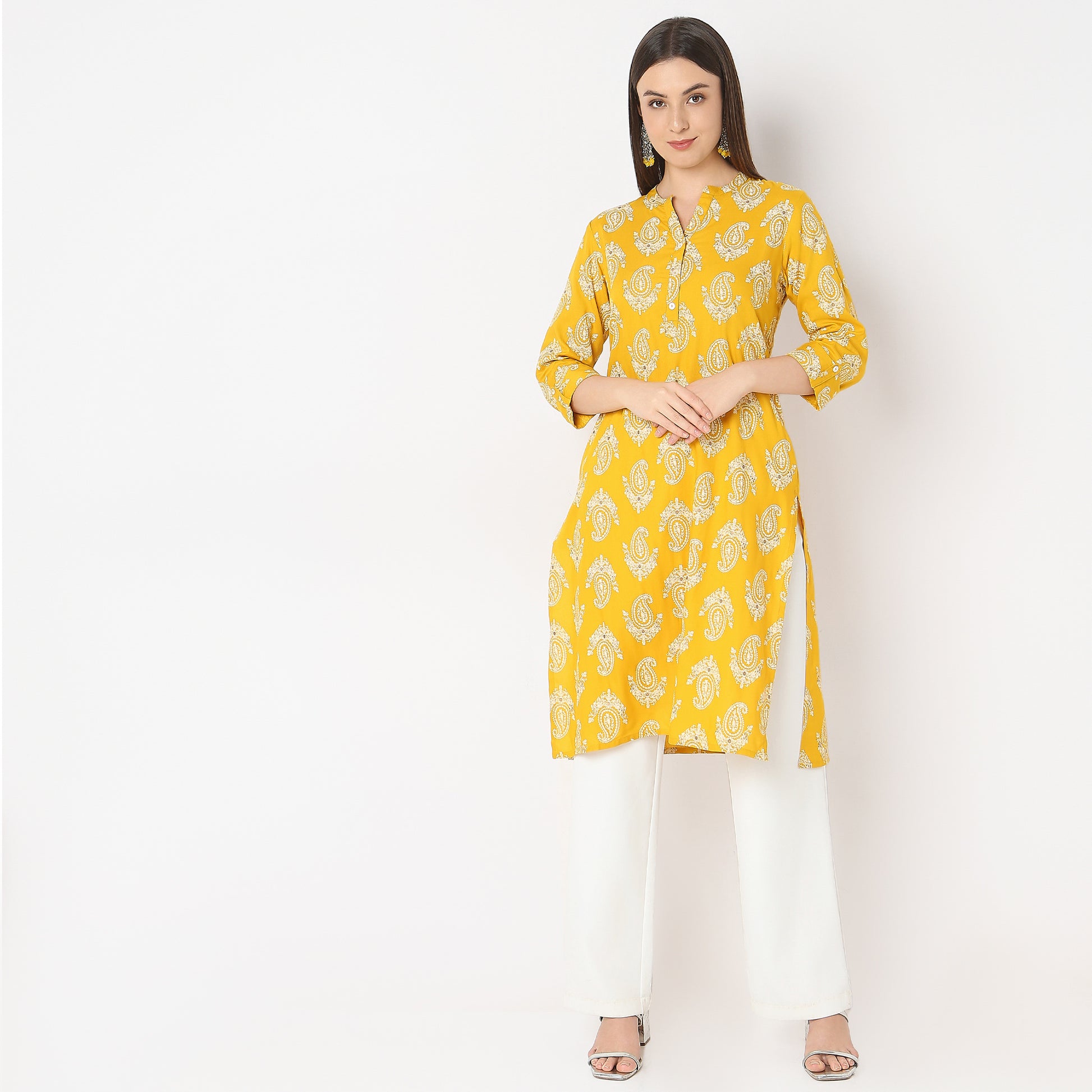 Regular Fit Printed Kurta