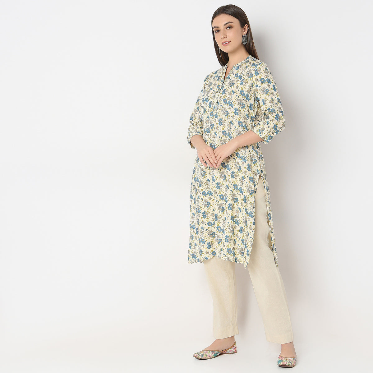 Regular Fit Printed Kurta