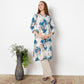 Straight Fit Printed V-Neck Kurta