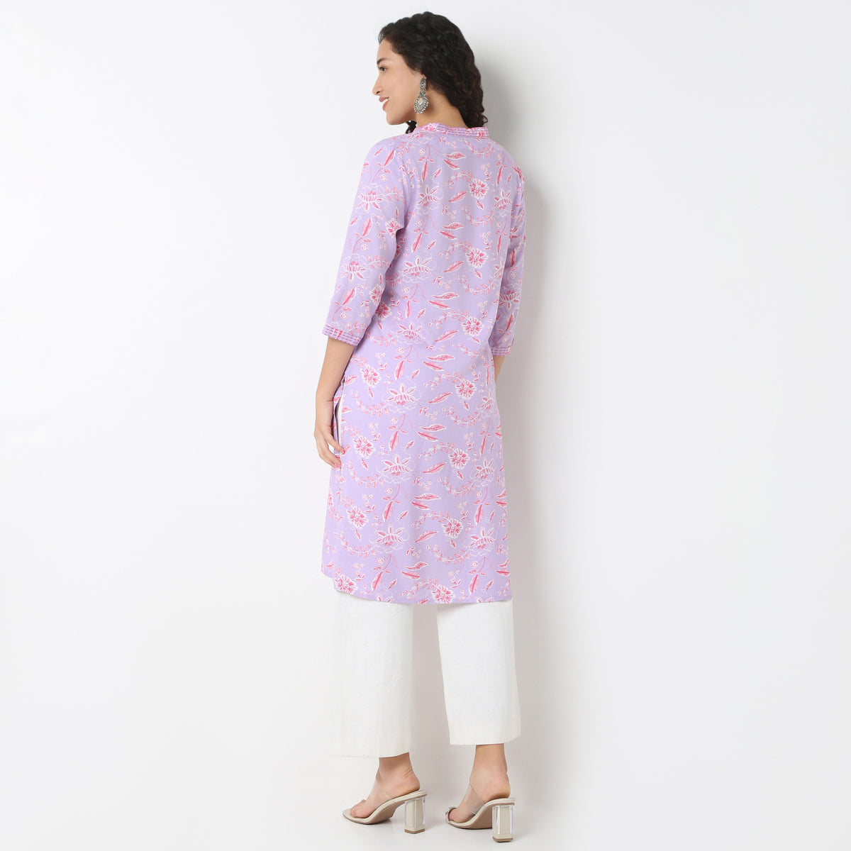 V-Neck Long Kurta