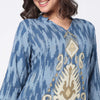 V-Neck Placement Printed Kurta
