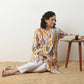 Printed Rayon Kurta, Knee Length