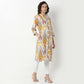 Printed Rayon Kurta, Knee Length