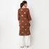 V-Neck Printed Long Kurta