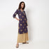 V-Neck Printed Long Kurta
