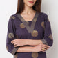 V-Neck Printed Long Kurta