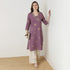 Buy Women Straight Fit Printed Three-Fourth Sleeve Kurta  - Style Union