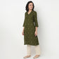 Order Now Women Printed V Neck Straight Fit Ethnic Wear Kurta by Style Union