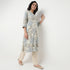 Order Now Women Printed Band Neck Straight Fit Ethnic Wear Kurta by Style Union