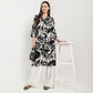 Full Placket Printed Long Kurta