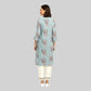 Printed Full Placket Long Kurta