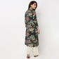 V-Neck Printed Long Kurta