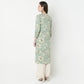 Full Placket Printed Long Kurta