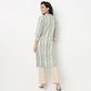 Order Now Women Printed V Neck Straight Fit Ethnic Wear Kurta by Style Union
