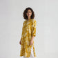 Rayon Printed Three-Fourth Sleeve Kurta
