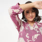 V Neck With Gusset and Couching Long Kurta