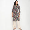 Printed Round Neck Long Kurta