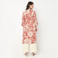 Printed Slit Long Kurta