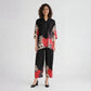 Printed Half Placket Short Kurta