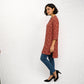 Printed Shirt Collar Short Kurta