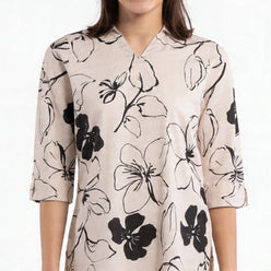 Cotton Printed Short Kurta