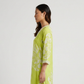 Printed V-Neck Long Kurta