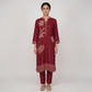 V-Neck Printed Long Kurta