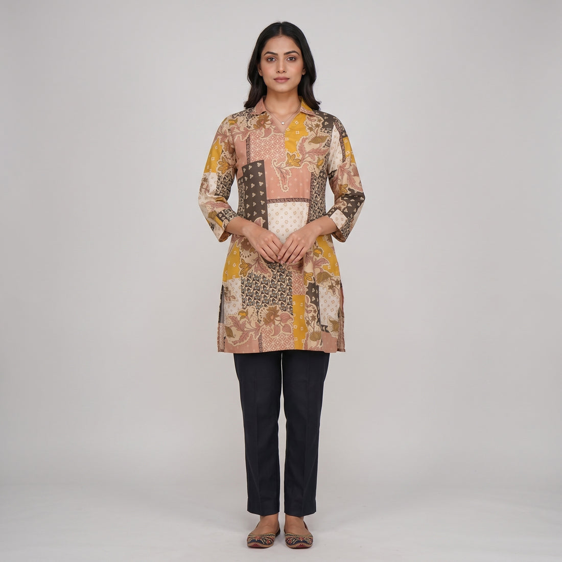Cotton Printed Short Kurta
