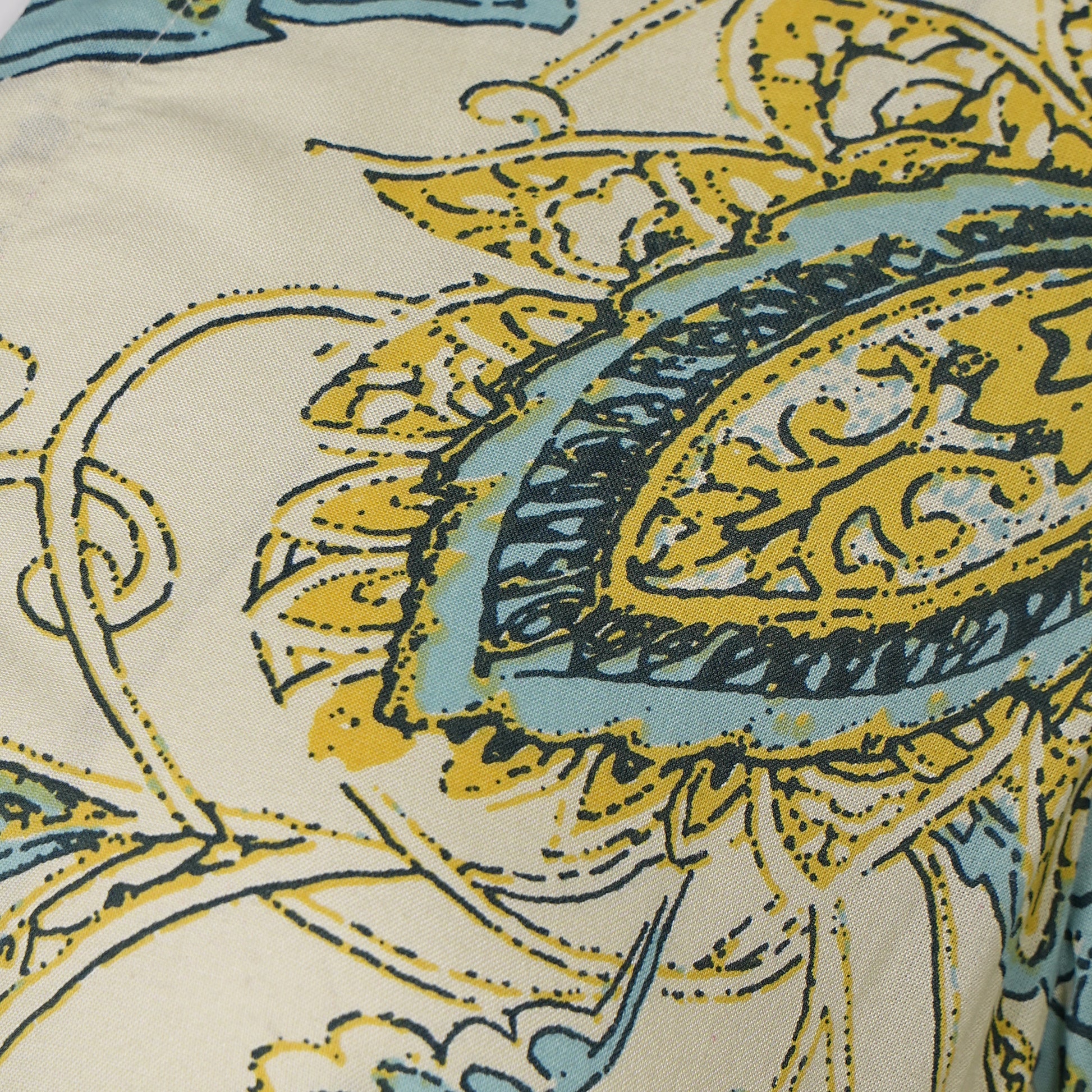 Full Placket Printed Long Kurta