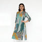 Cotton V-Neck Long Kurta