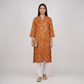 Full Placket Printed Long Kurta