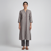 Striped Straight Long Kurta