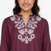 Embroidered Short Kurta