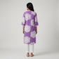 Printed V-Neck Long Kurta