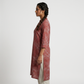 Printed Half Placket Long Kurta