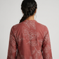 Printed Half Placket Long Kurta