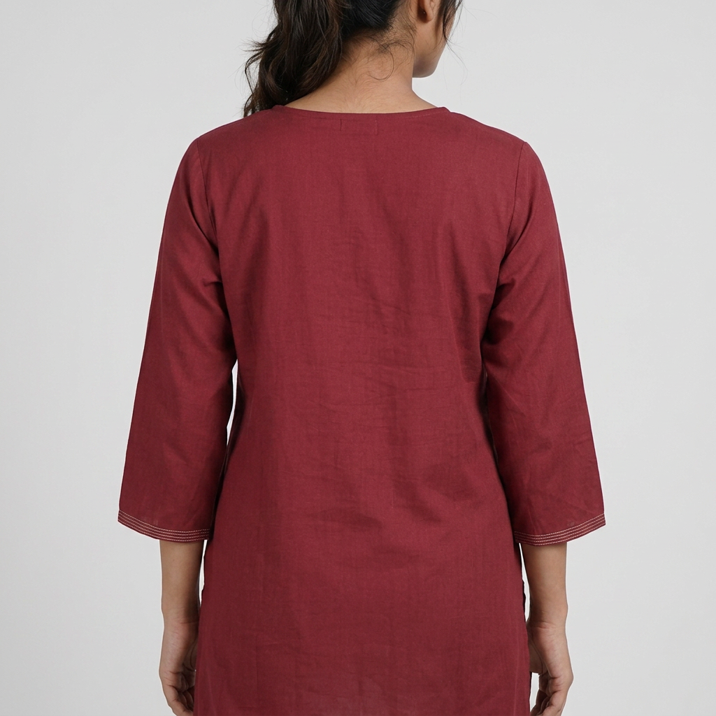 Embroidered Short Kurta