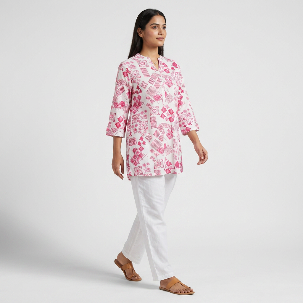 Printed Short Kurta
