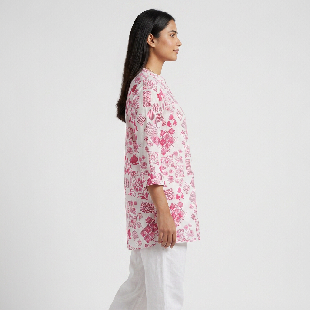 Printed Short Kurta