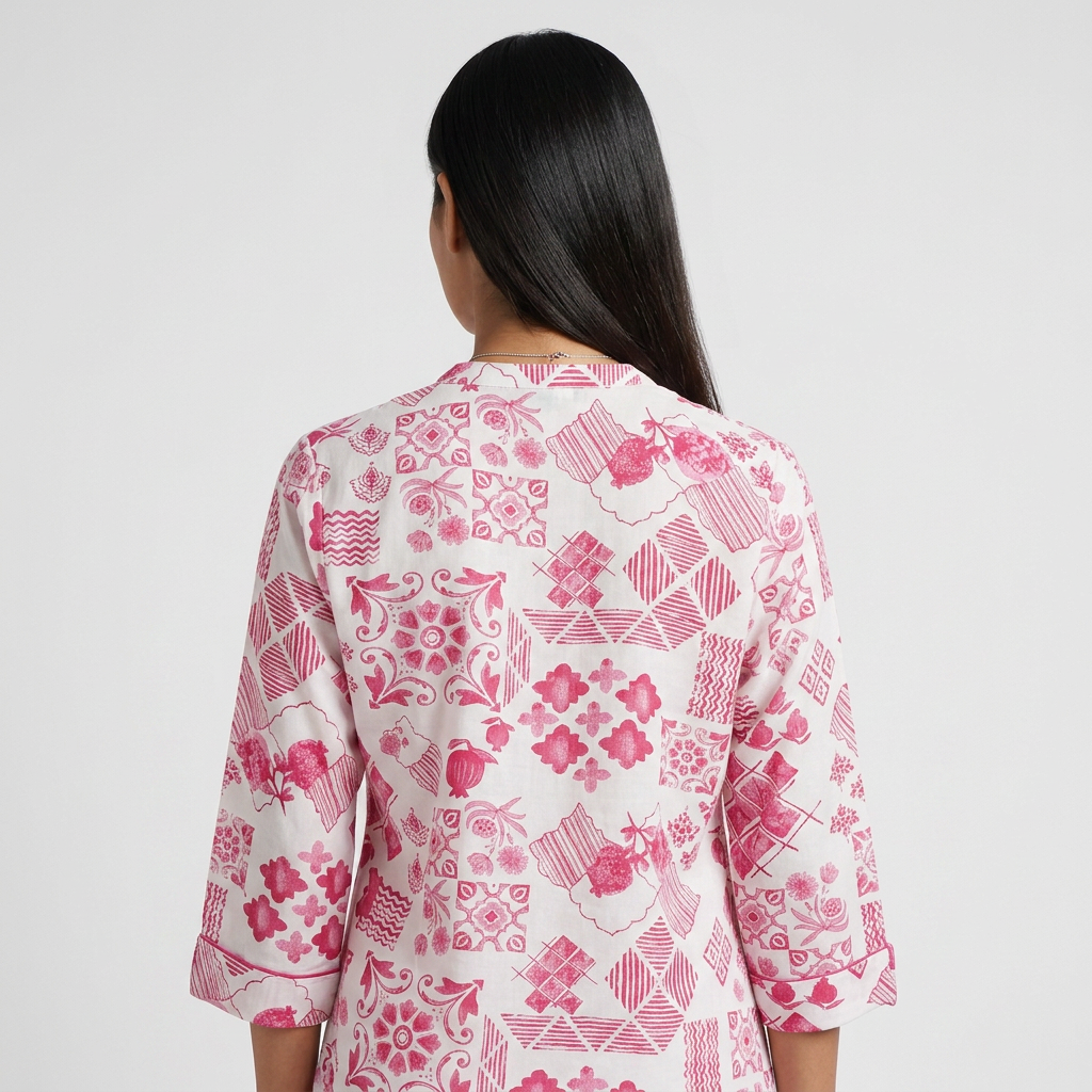 Printed Short Kurta