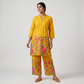 Printed Half Placket Mid Length Kurta