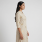 Printed V Notch Half Placket Long Kurta