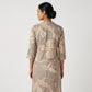 Printed Half Placket Long Kurta