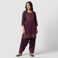 Printed Mid Length Foil Print Kurta