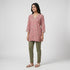 Printed V Neck Short Kurta