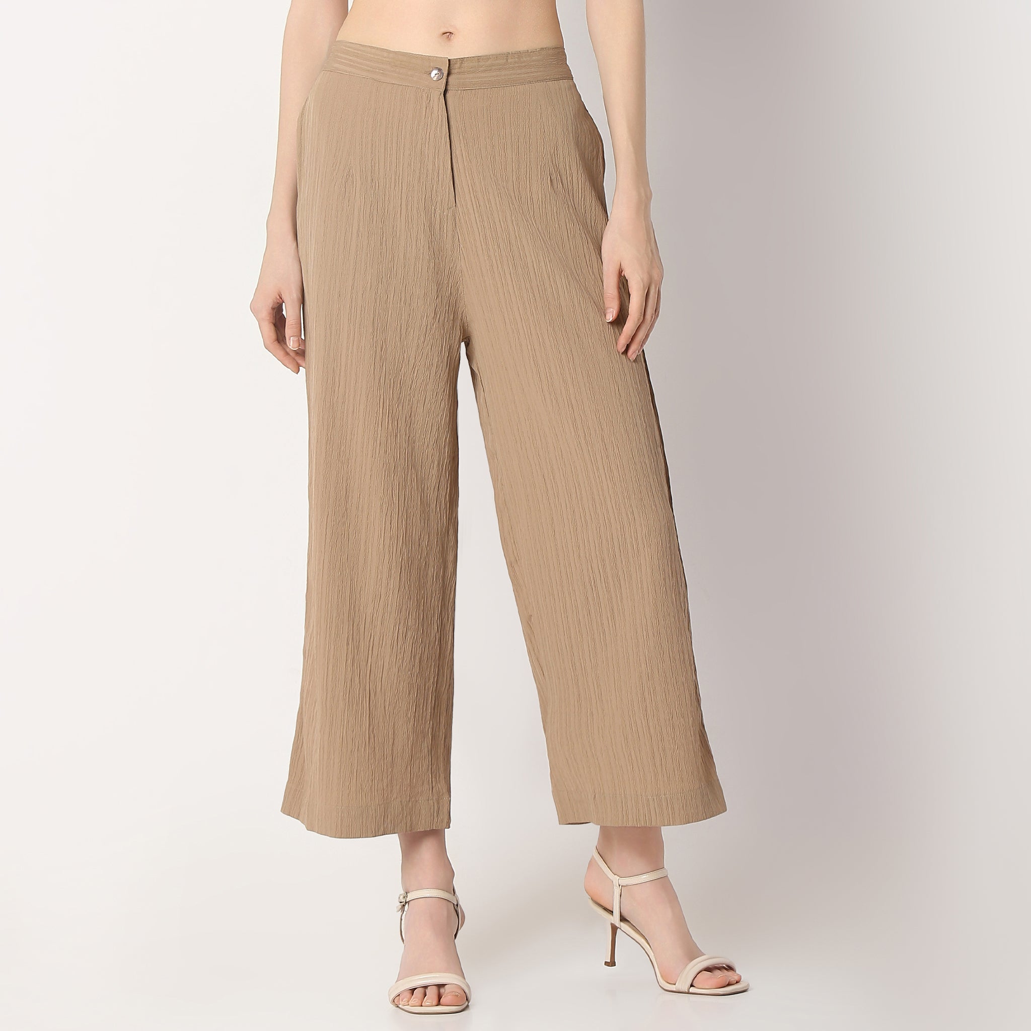 Structured Flared Pants