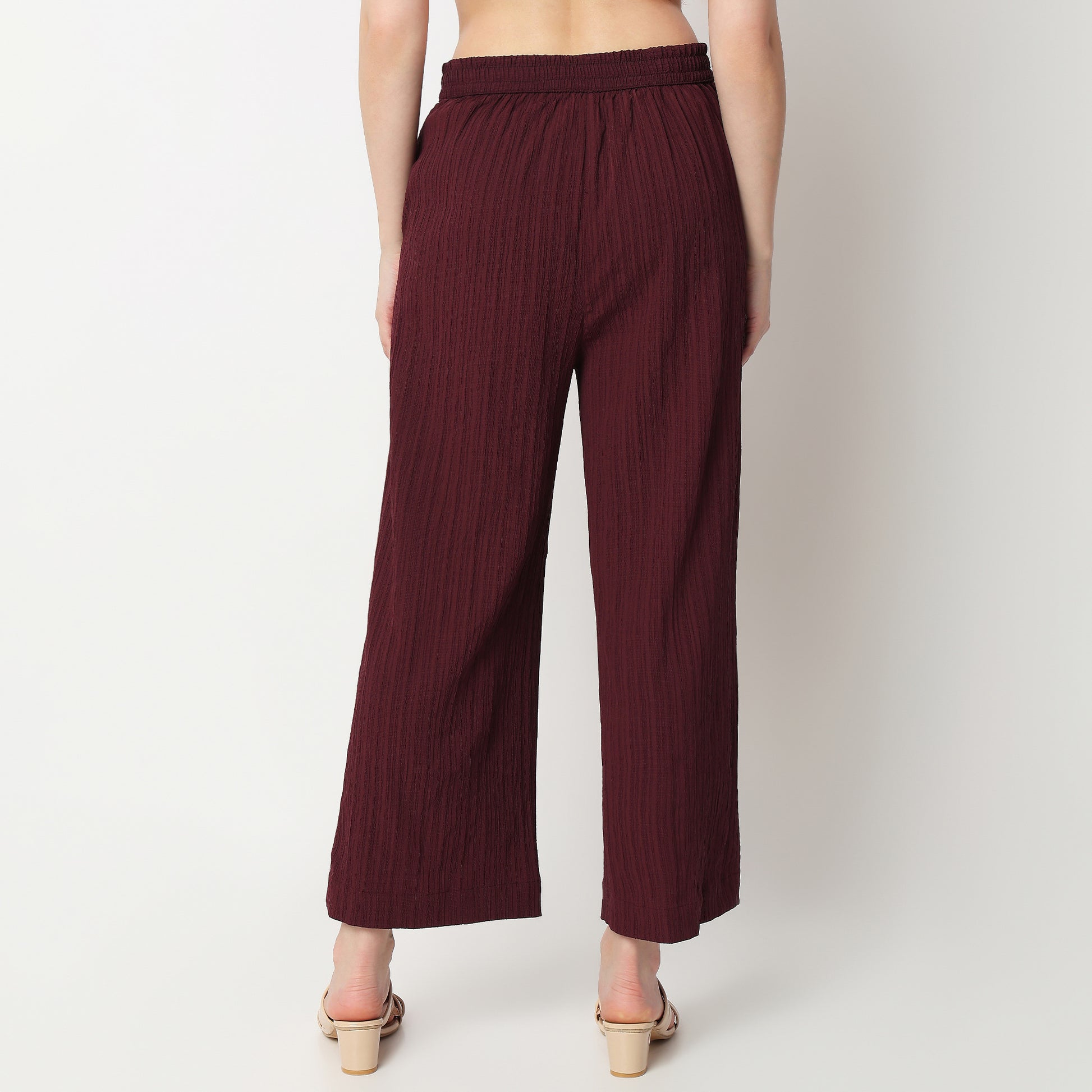Structured Flared Pants
