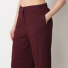 Structured Flared Pants