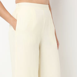 High Rise Straight Pants